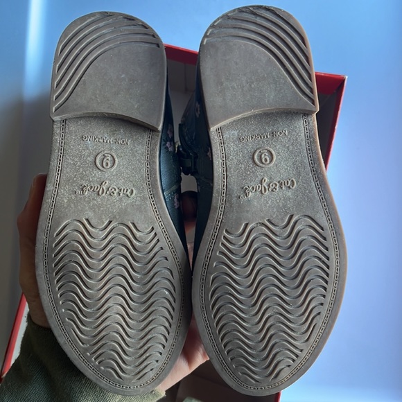 Toddler Girl Floral Boots, Size 9 - Picture 2 of 3